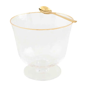 Gold Edge Pedestal Bowl