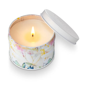 Bright Printed Tin Candle