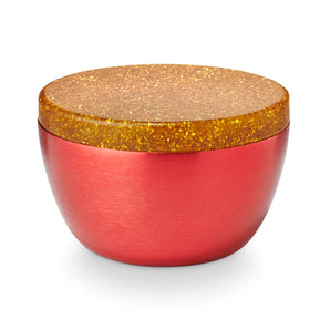 Holiday Lidded Tin Candle