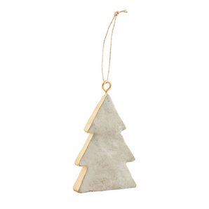 Gold Concrete Ornament