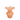 Orange Ruffle Vase
