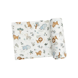 Angel Dear Delicate Safari Swaddle Blanket