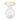 Ruffled Gold Glass Vase