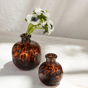 Tortoise Glass Vase