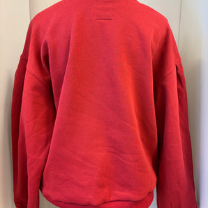 Pleated Pullover Sweatshirt