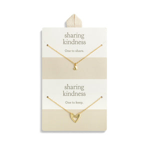 Sharing Kindness Heart Necklace