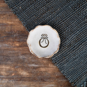 Etta B Ruffled Ring Dish