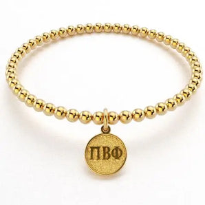 Greek Gold Bead Bracelet