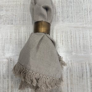 Natural Fringe Napkins