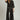 Black Wide Leg Side Piping Pant Set