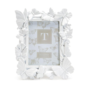 White Butterfly 5x7 Photo Frame