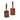 Chestnut Leather Luggage Tag