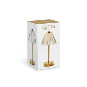 Clear LED Table Lamp