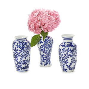 Blue and White Chinoiserie Vase