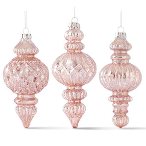 Pink Mercury Finial Ornament