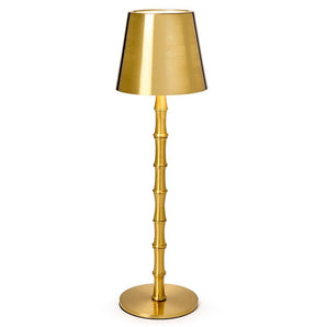 LED Gold Bamboo Table Lamp