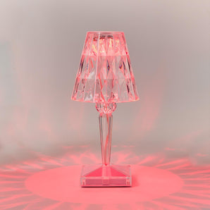 Cordless Color Changing Crystal Lamp