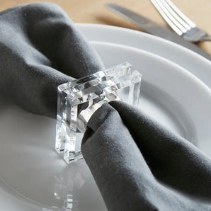 Square Napkin Acrylic Ring