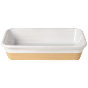 Scotia White Large Rectangle Baker