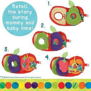 Storytime Activity Apple and Plush Caterpillar Set