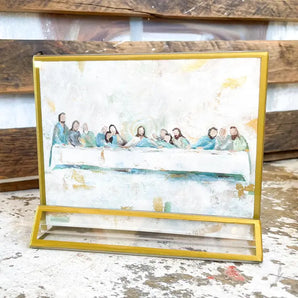 4x6 Gold Acrylic The Last Supper Frame