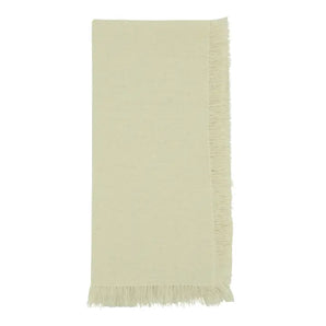 Ivory Fringe Napkin