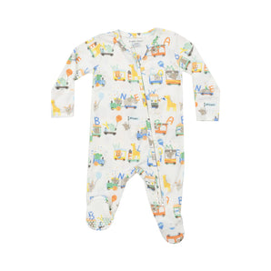 Angel Dear Animal Train Zipper Footie