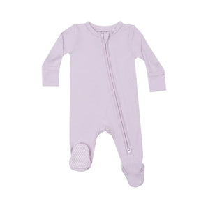 Angel Dear Bamboo Orchid Hush Zipper Footie