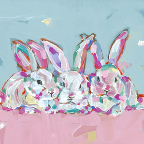 Chelsea McShane "Hip Hap Hop Bunnies" Print