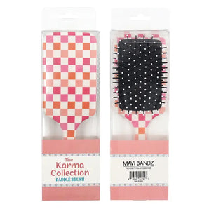 Fun Pattern Paddle Hair Brush