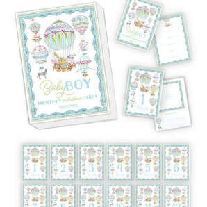 Hot Air Balloons Milestone Cards