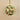 Holy White/Green Decoupage Ball Ornament