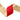 1" Red Velvet Ribbon with Gold Backing