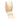 2.5" Ivory Velvet Ribbon with Gold Backing