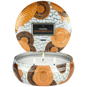 Holiday 3 Wick Tin Candle