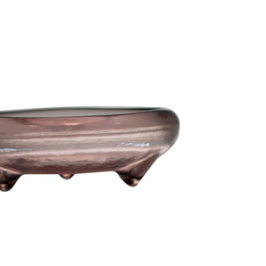 Pink Round Bowl with Legs