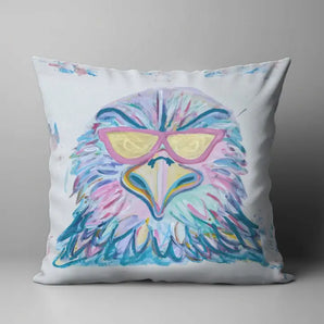 Fun Eagle Square Pillow