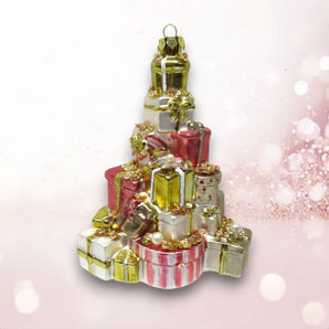 Tree Shape Presents Ornament