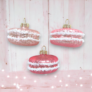 Pink Macaroon Ornament