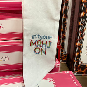 Get Your Mahj On Wreath Sash