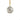 Silver with Gold Whisper Glass Ornament