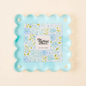 Square Scalloped Acrylic Frame