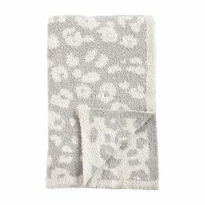 Leopard Grey Blanket