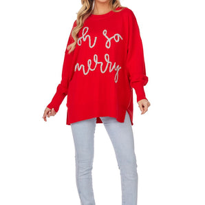 Oh So Merry Adult Sweatshirt