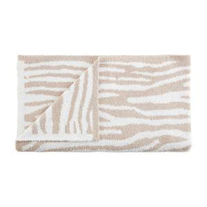 Zebra Chenille Blanket