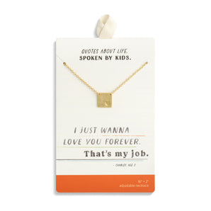 Heart Charm Gold Necklace