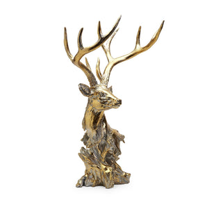 Rustic Gold Deer Decor