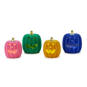 LED Flocked Jack O Lantern