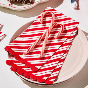 Peppermint Paper Guest Napkins