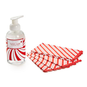 Peppermint Soap Guest Towel Set